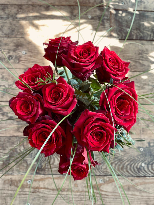 Bouquet de Roses rouge - Philo et Capucine - Fleuriste Gujan-Mestras