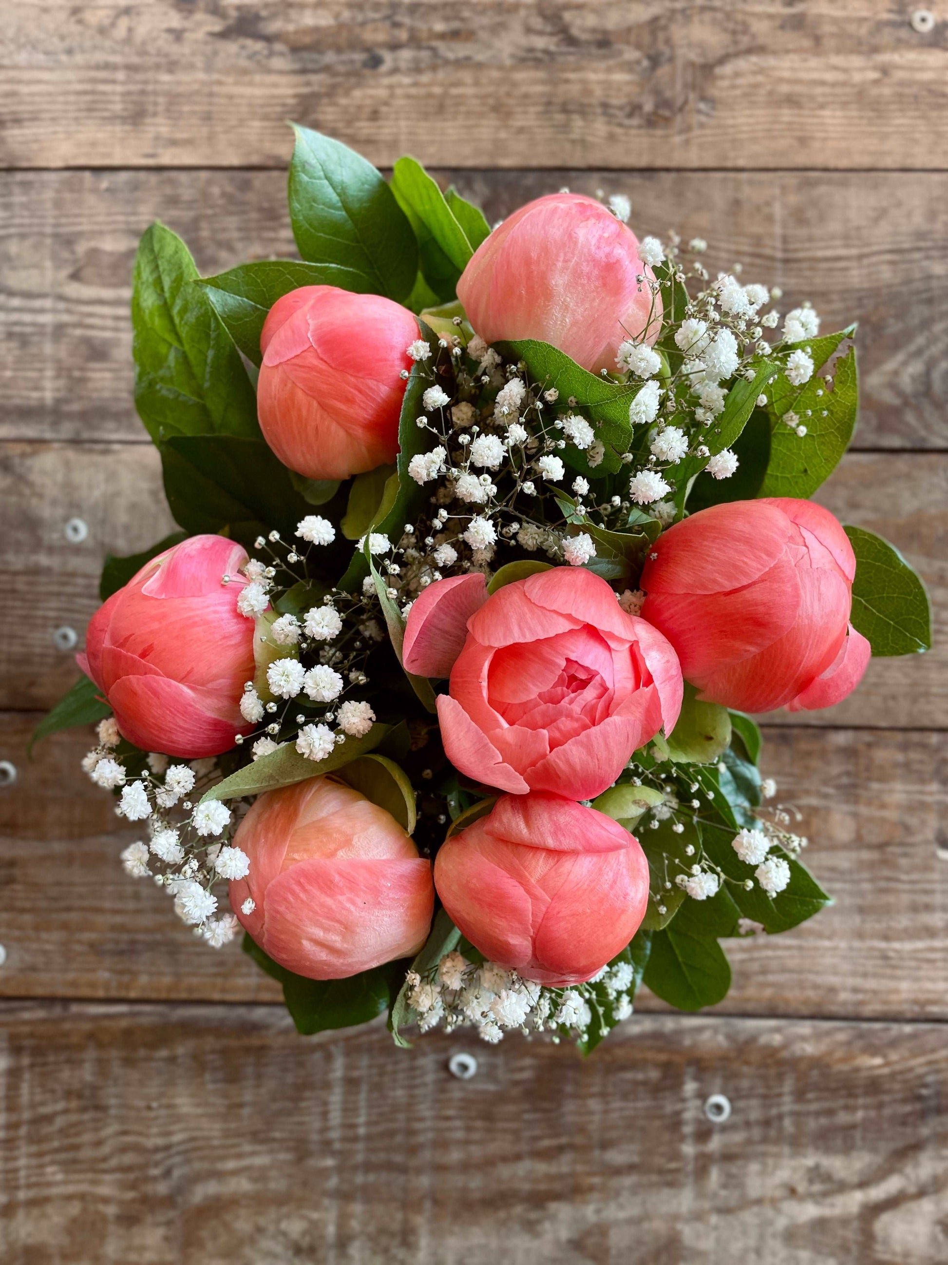 Bouquet de Pivoines - Philo et Capucine - Fleuriste Gujan-Mestras