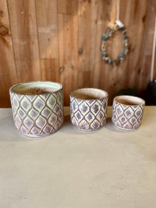 Cache-pots en terracotta - Philo et Capucine - Fleuriste Gujan-Mestras